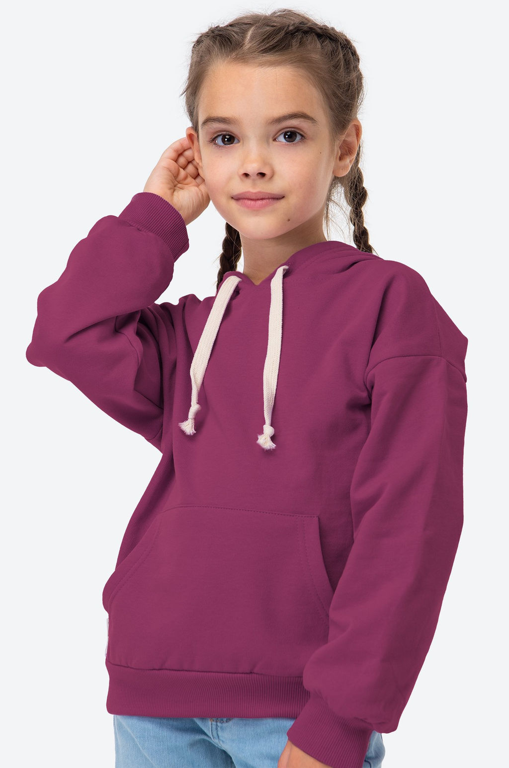 Толстовка для девочки из футера с микроначесом Bonito  фото 26