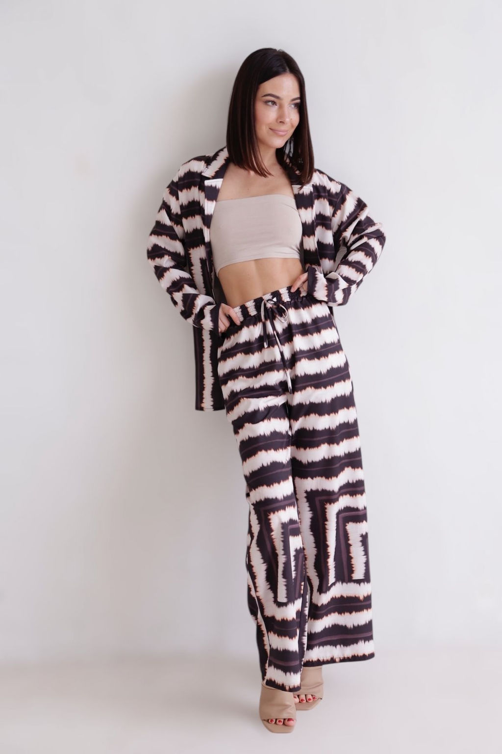 Martichelli Костюм брючный с принтом  фото 3