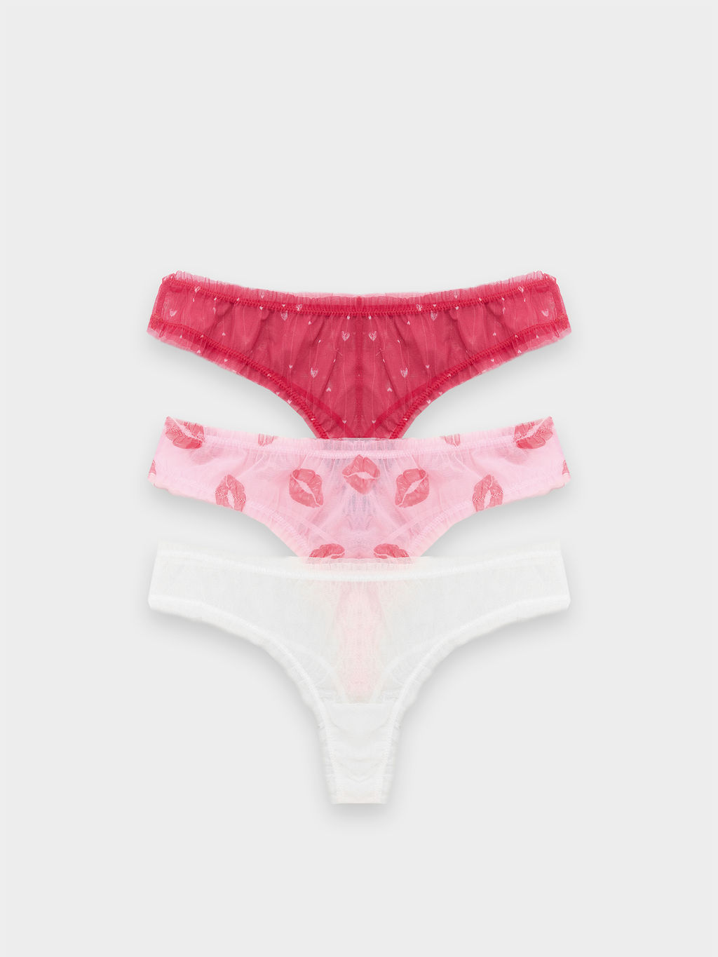 Цена за 2 штуки! Трусы бразилиана женские в наборе, 3 шт - Mark formelle фото 8