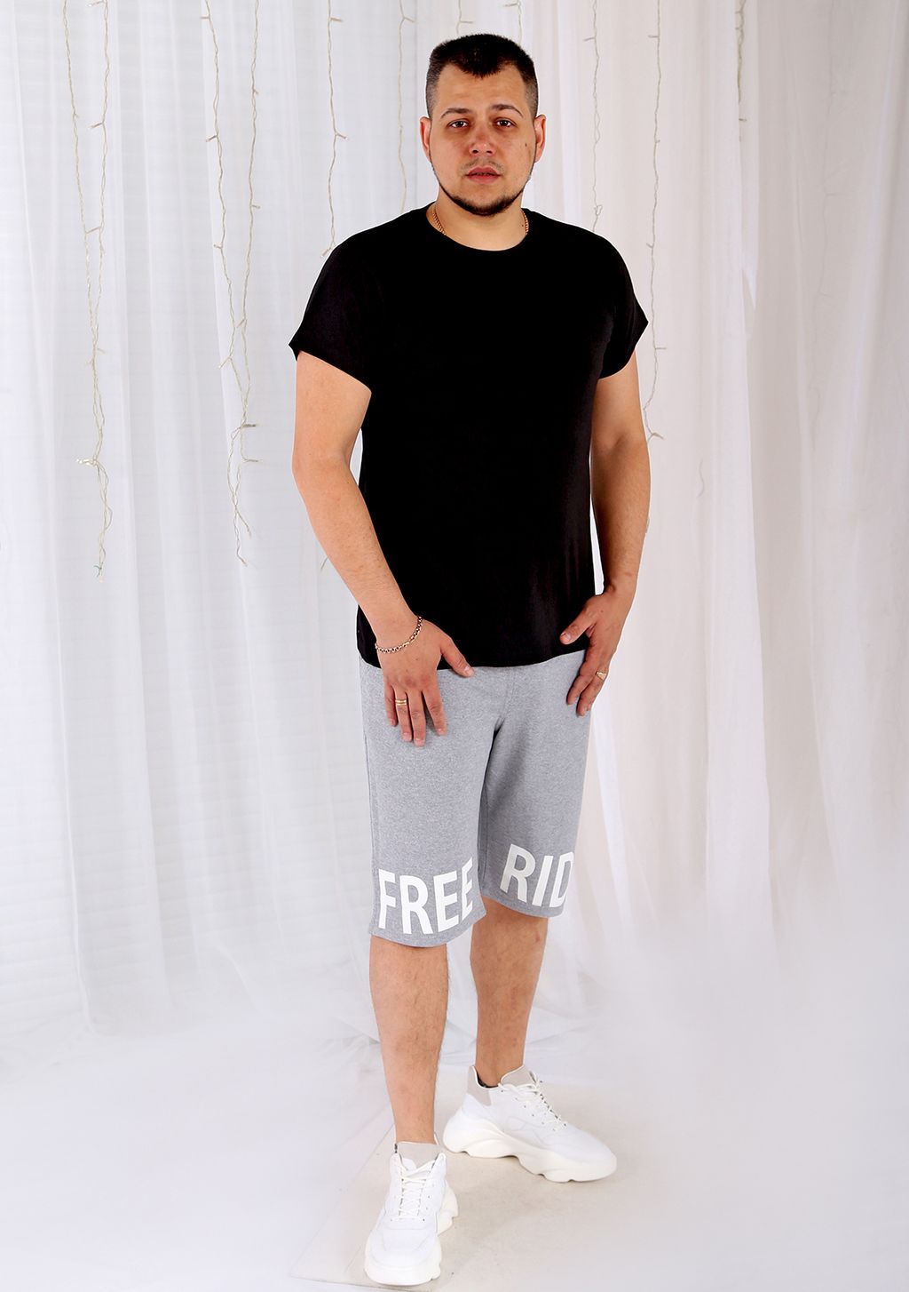 Футболка мужская черная - Марлен фото 3