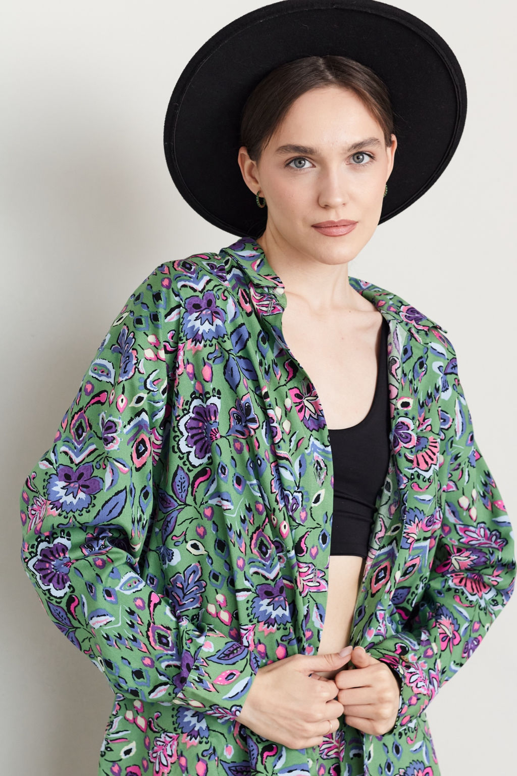 Костюм женский SET001/11/Зеленый, розовый - M&G all natural фото 3