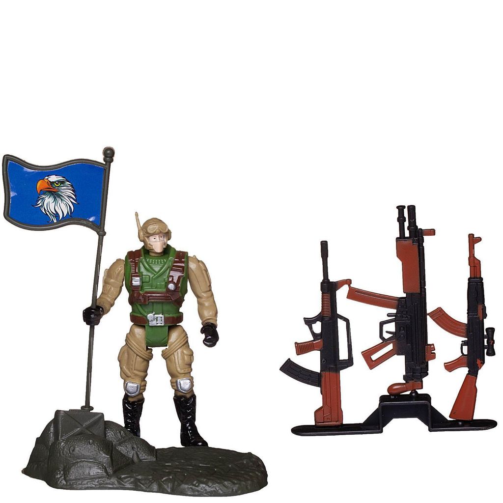 Игровой набор Abtoys Боевая сила Вертолет, фигурка солдата и другие аксессуары, в пакете фото 5