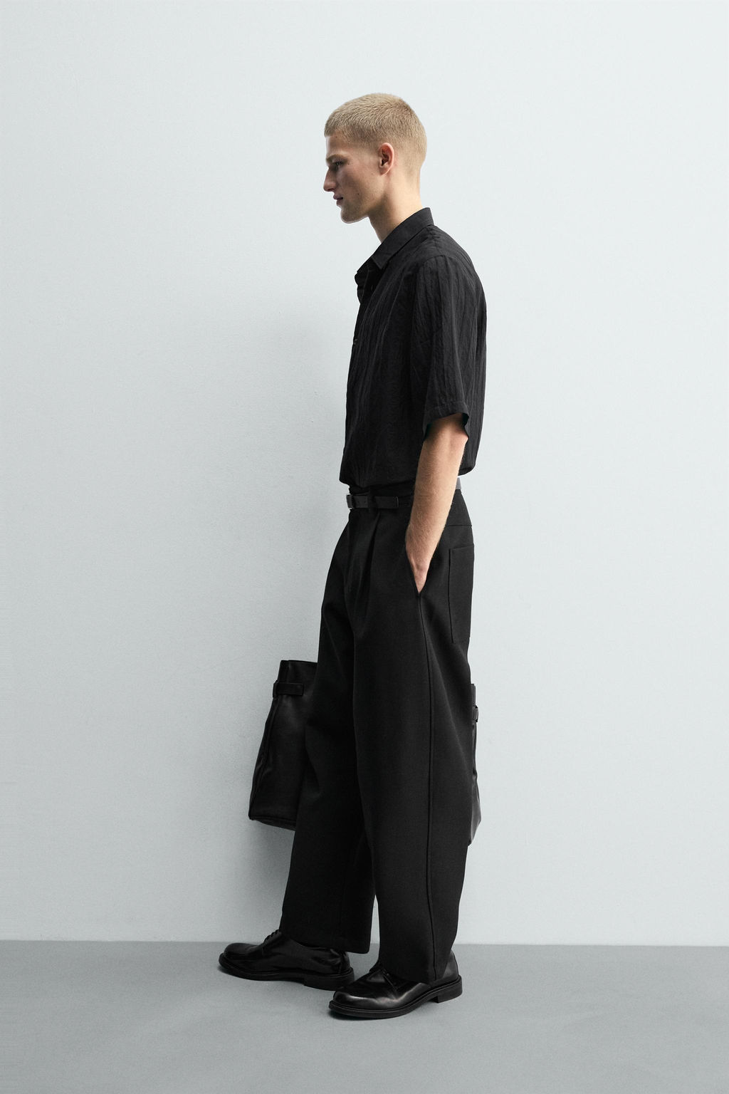 TEXTURED RELAXED FIT SHIRT - Zara фото 4