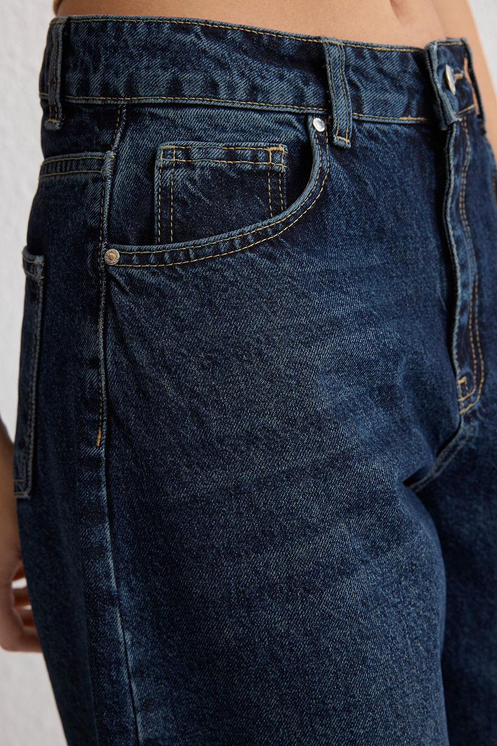 Ac?k Mavi Normal Bel Loose Baggy Jeans TWOSS25JE00063 - Trendyolmilla фото 14