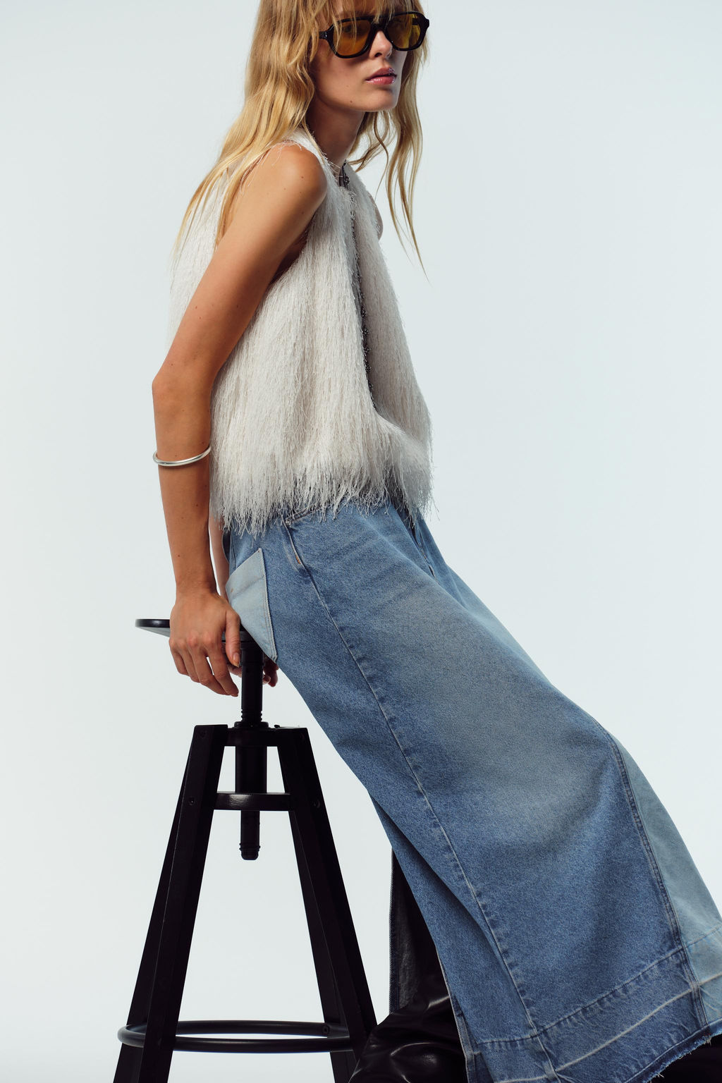 FRINGED CROP TOP - Zara фото 3