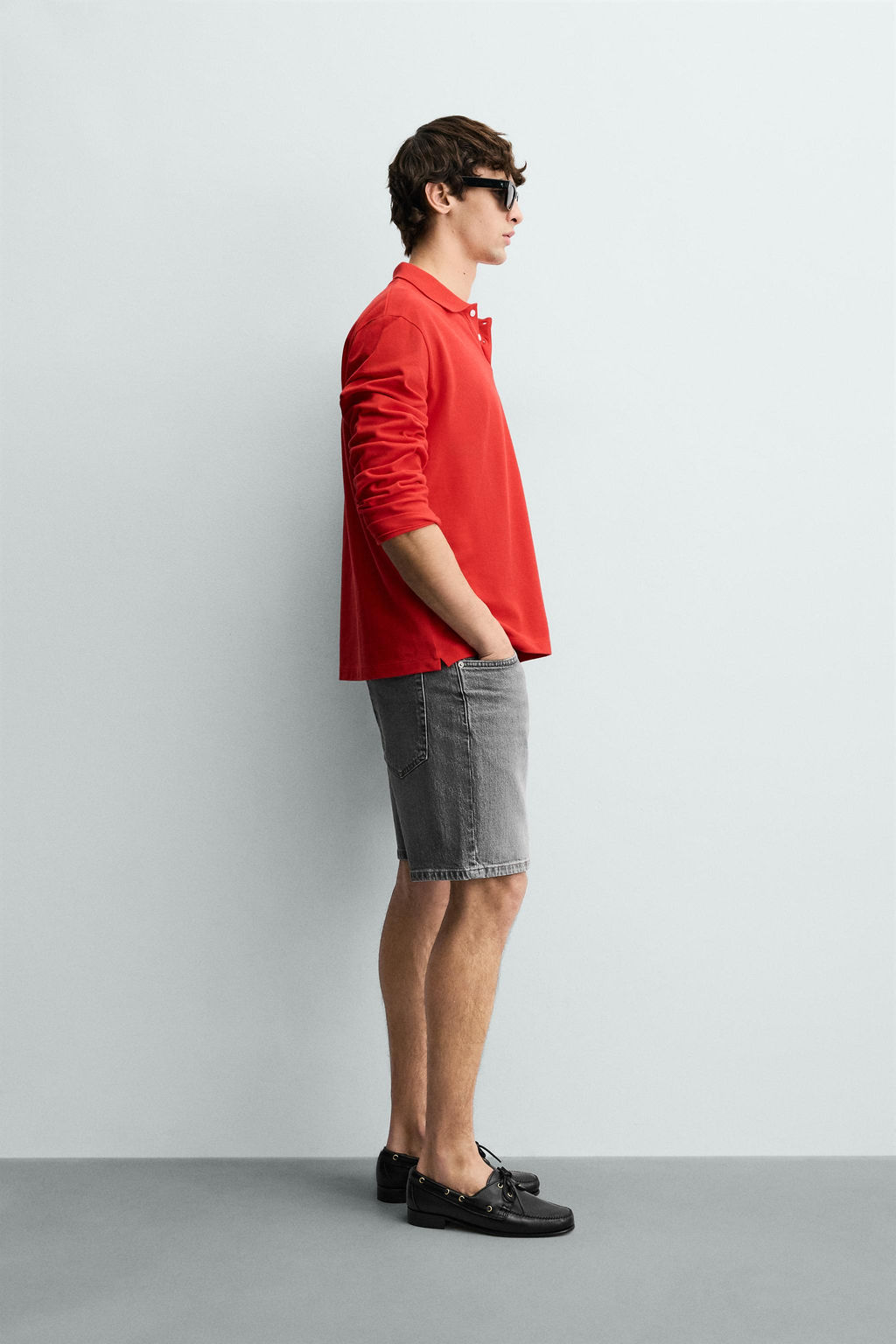 REGULAR FIT DENIM BERMUDA SHORTS - Zara фото 13