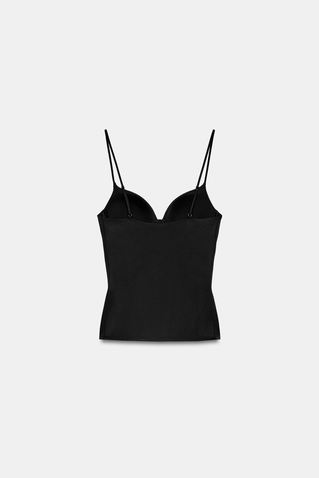 POLYAMIDE BLEND LADDER LACE TOP - Zara фото 10
