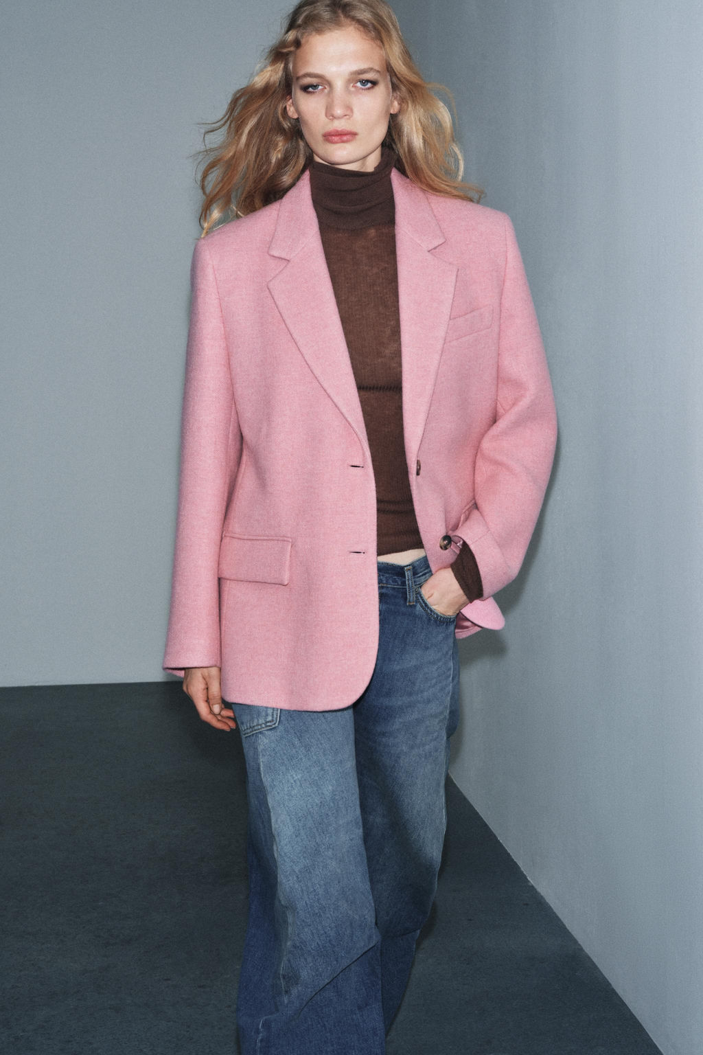 ZW COLLECTION LIMITED EDITION OVERSIZE BLAZER - Zara фото 6