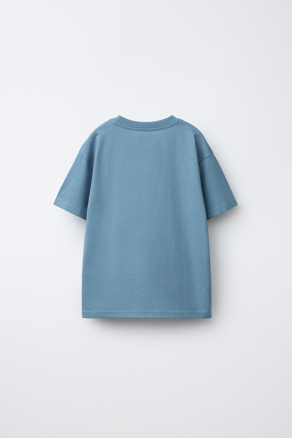 CAMISETA JOGGING TEXTO / Azul medio - Zara фото 3