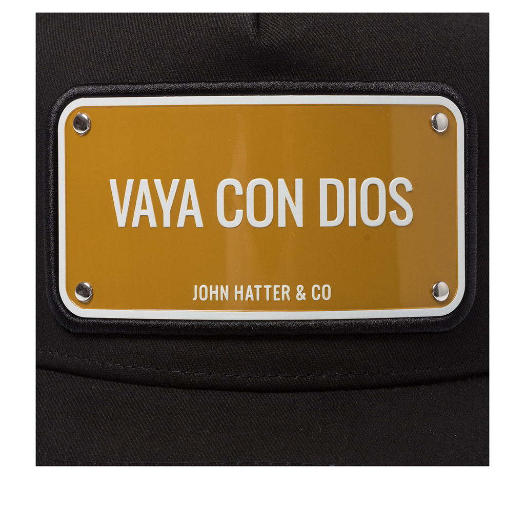 Бейсболка JOHN HATTER арт. 1-1064-U00 Vaya Con Dios (черный)  фото 4