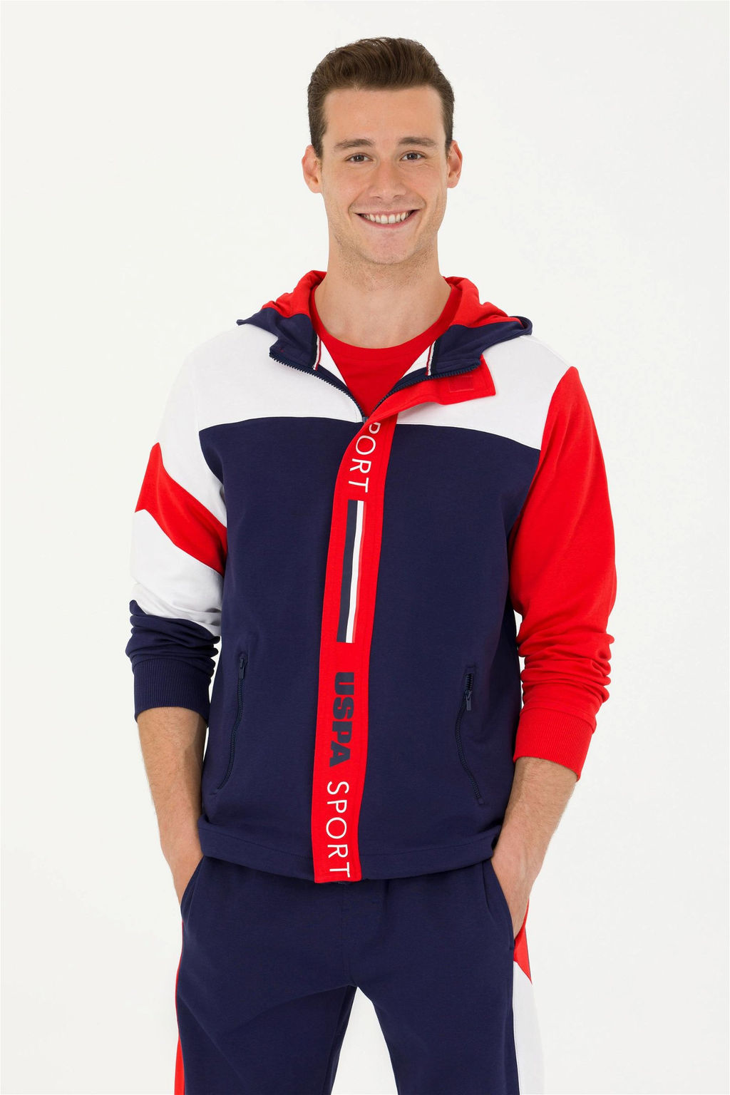 Мужской темно-синий вязаный кардиган Неожиданная скидка в корзине - U.s. polo assn фото 3