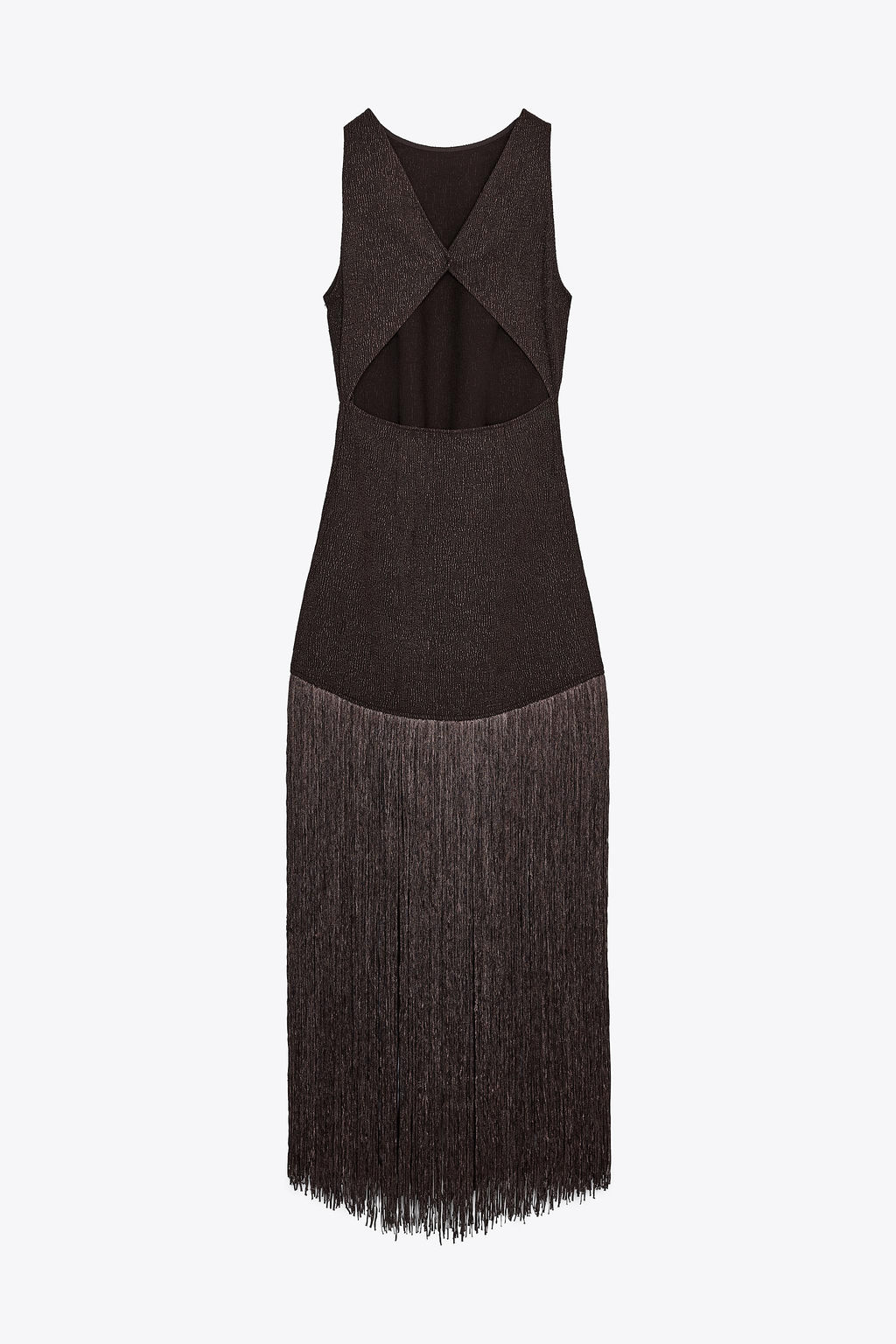 FRINGED FITTED DRESS - Zara фото 9