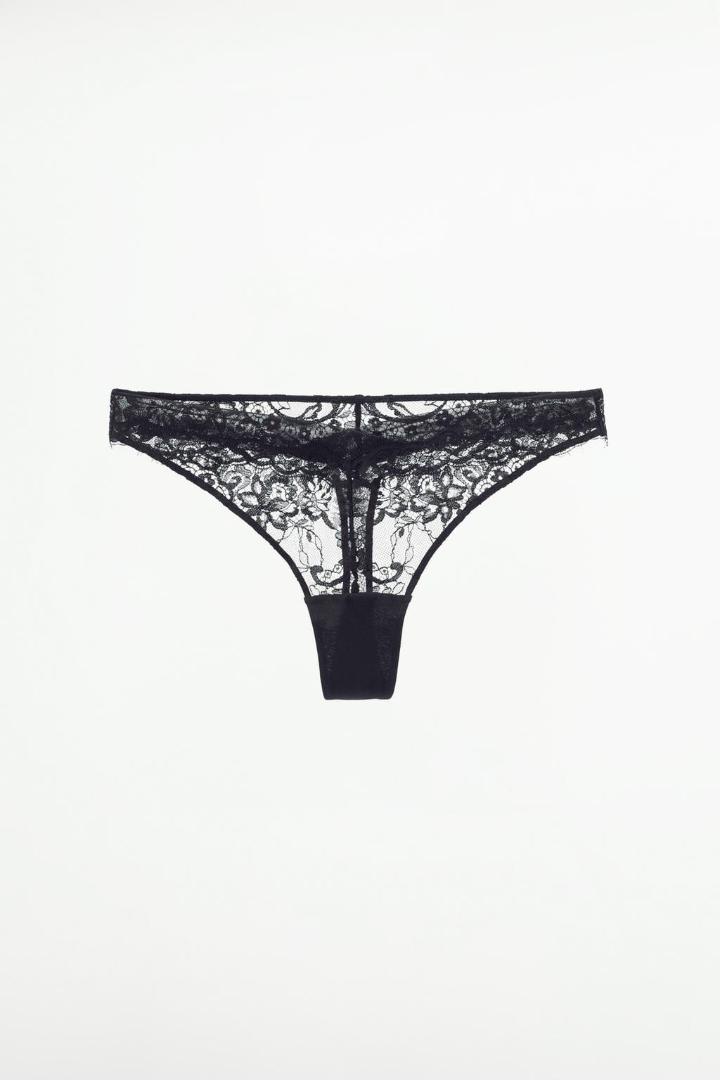 LACE THONG - Zara фото 5