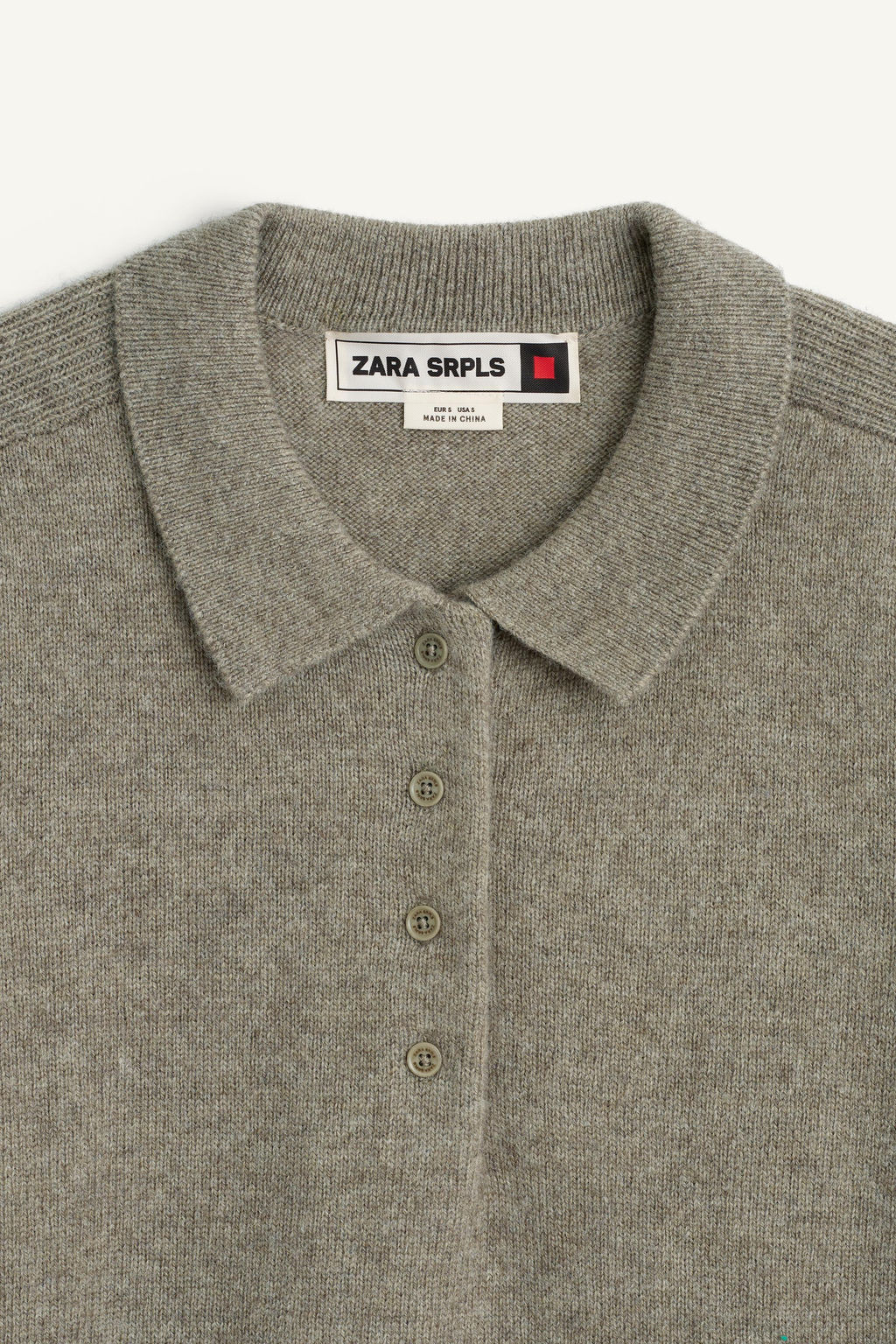 SHORT-SLEEVE POLO SHIRT WITH JACQUARD WEAVE - Zara фото 5