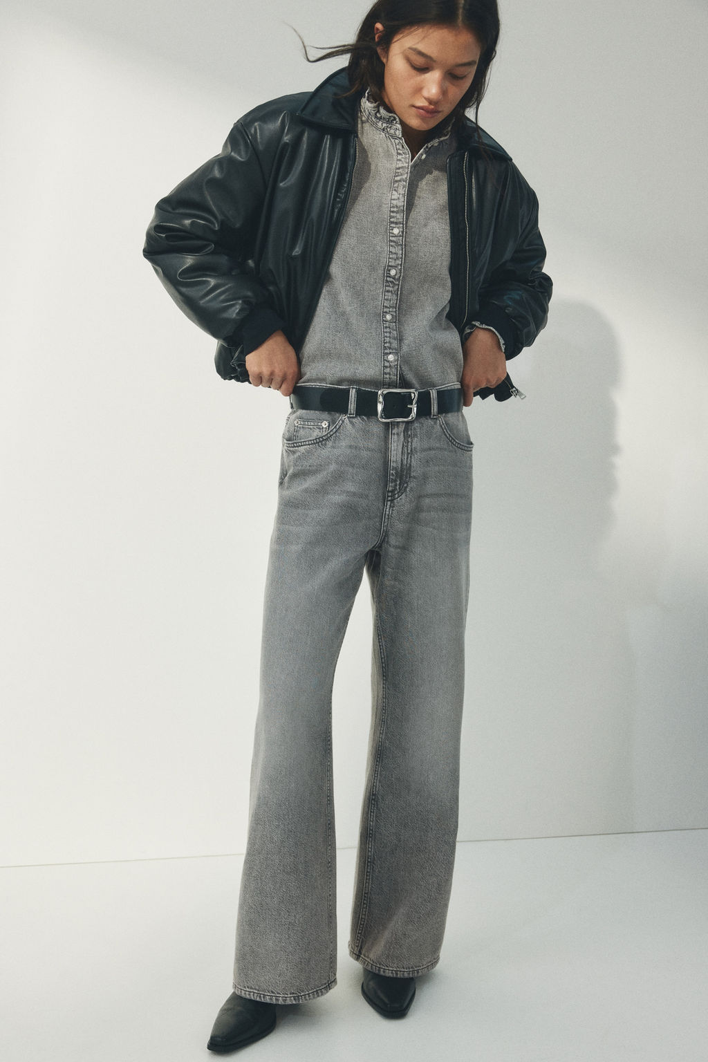 Baggy Regular Waist Jeans - H&m фото 10