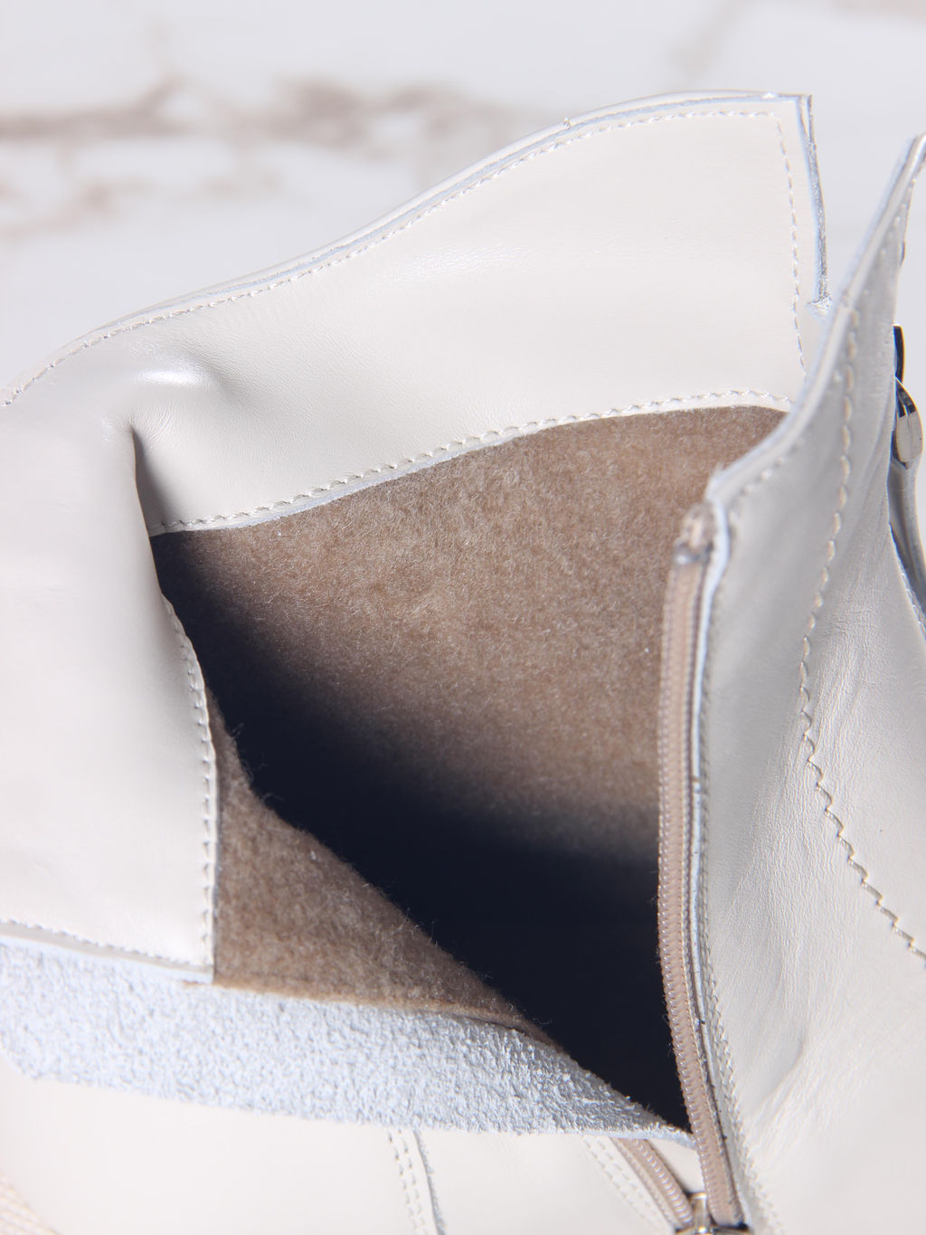 Ботинки 330.21074m.Бежевый/Шерсть