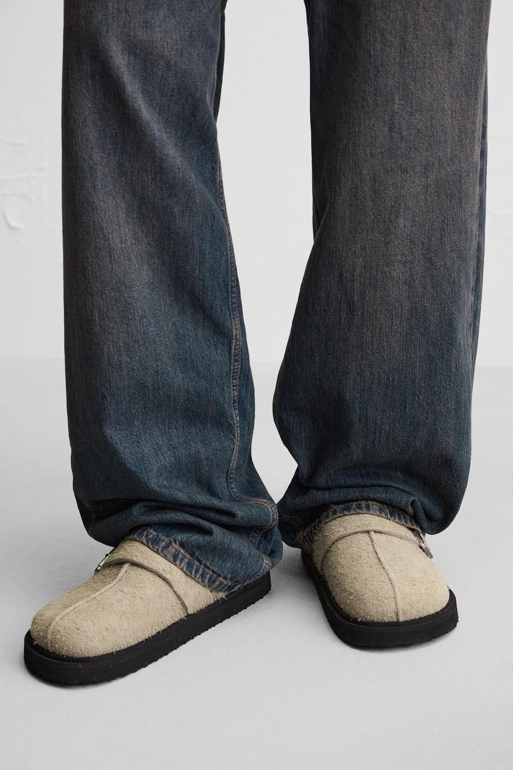 BUCKLED LEATHER CLOGS - Zara фото 4