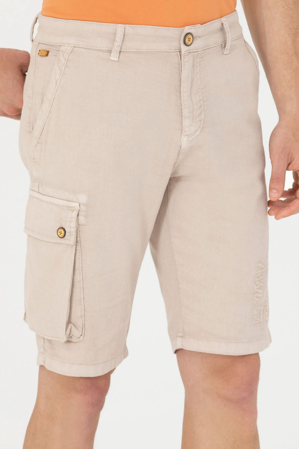 Мужские шорты из каменного плетения - U.s. polo assn фото 5