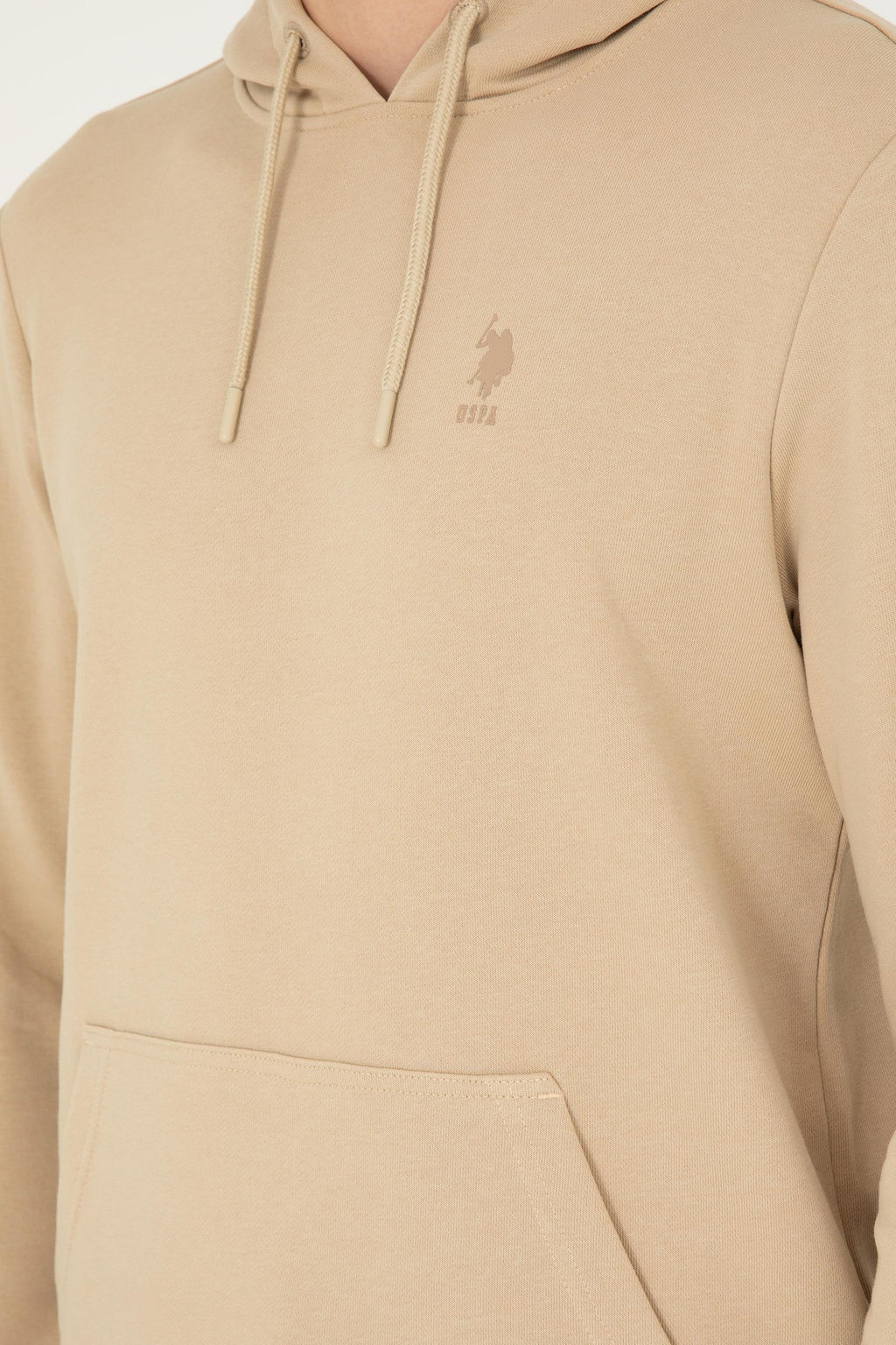 Мужская базовая толстовка песочного цвета Неожиданная скидка в корзине - U.s. polo assn фото 7