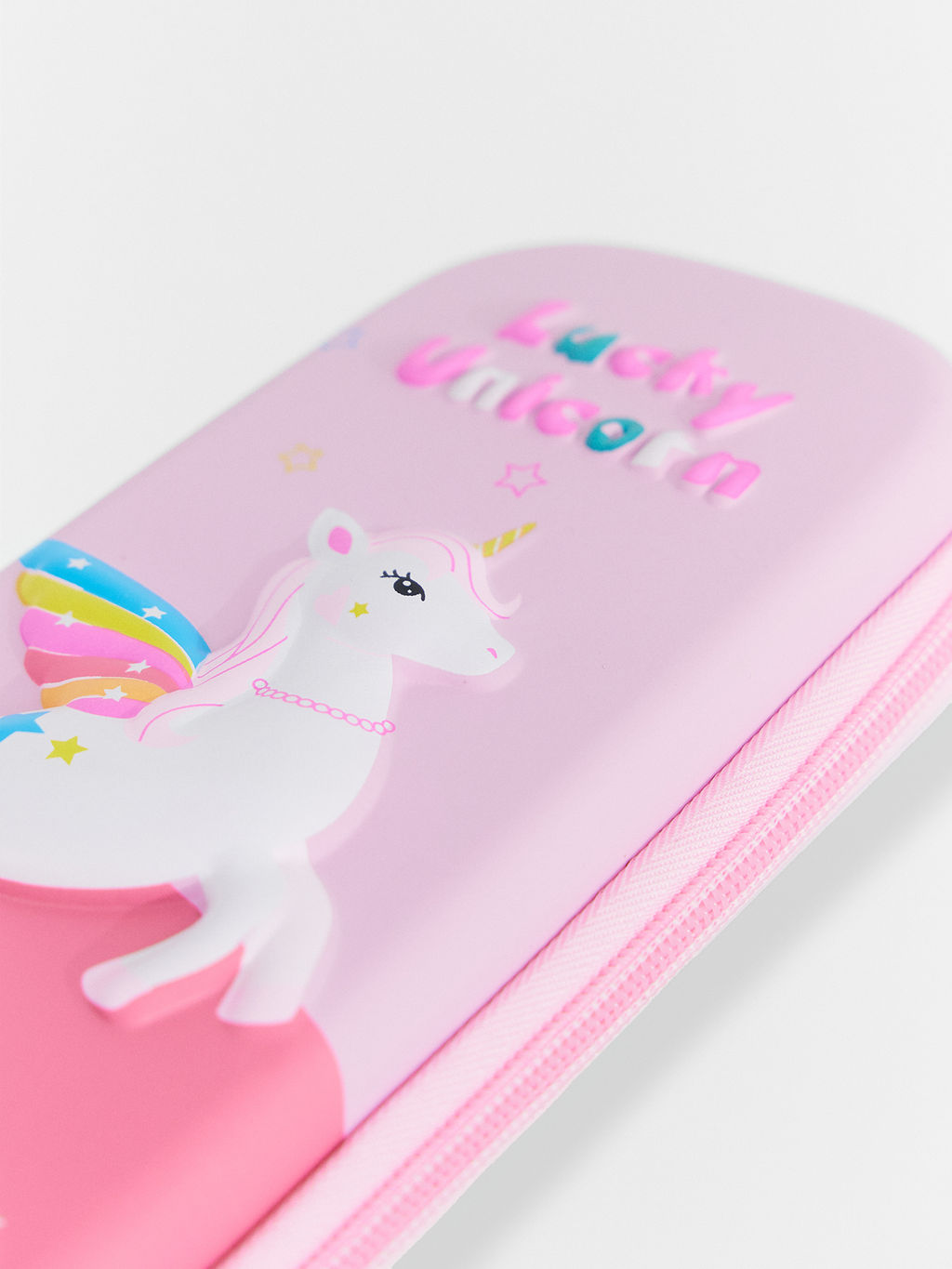 Футляр-пенал школьный розовый с единорогом - Mark formelle фото 3