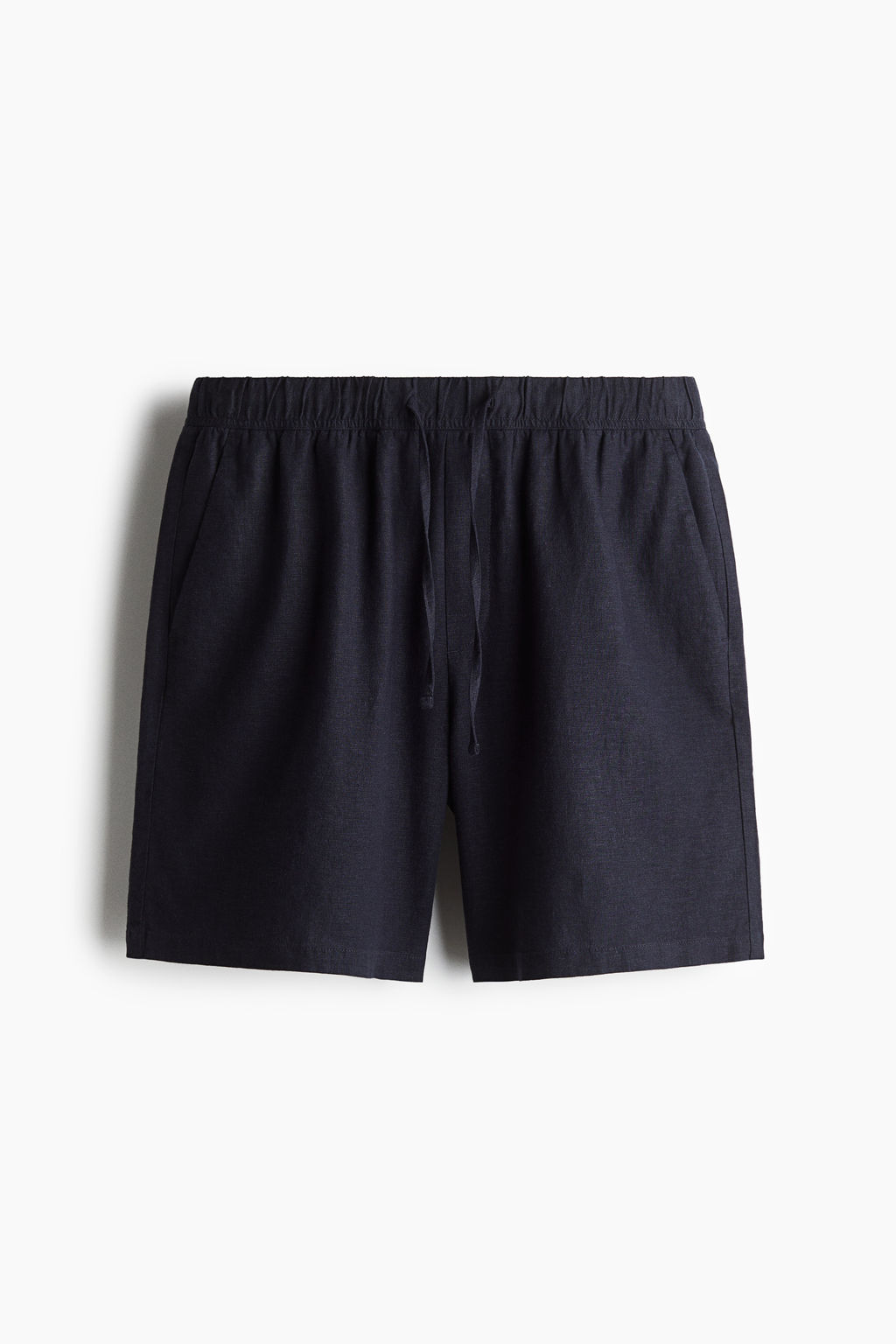 Pantal?n corto en mezcla de lino Relaxed Fit - H&m фото 3
