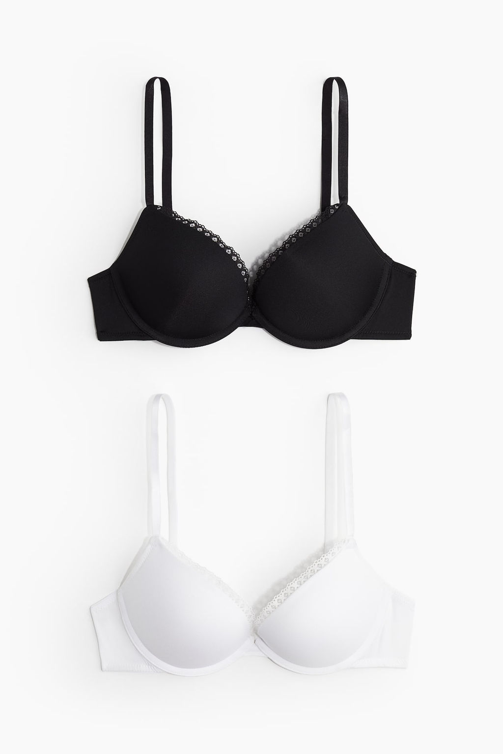 H&M 2li Mikrofiber S?per Push-up S?tyen  фото 4