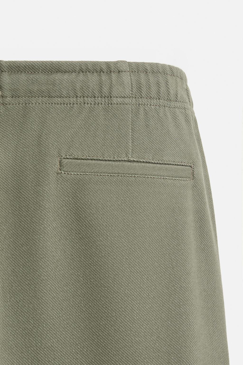 COMFORT FIT JOGGER WAIST TROUSERS - Zara фото 26