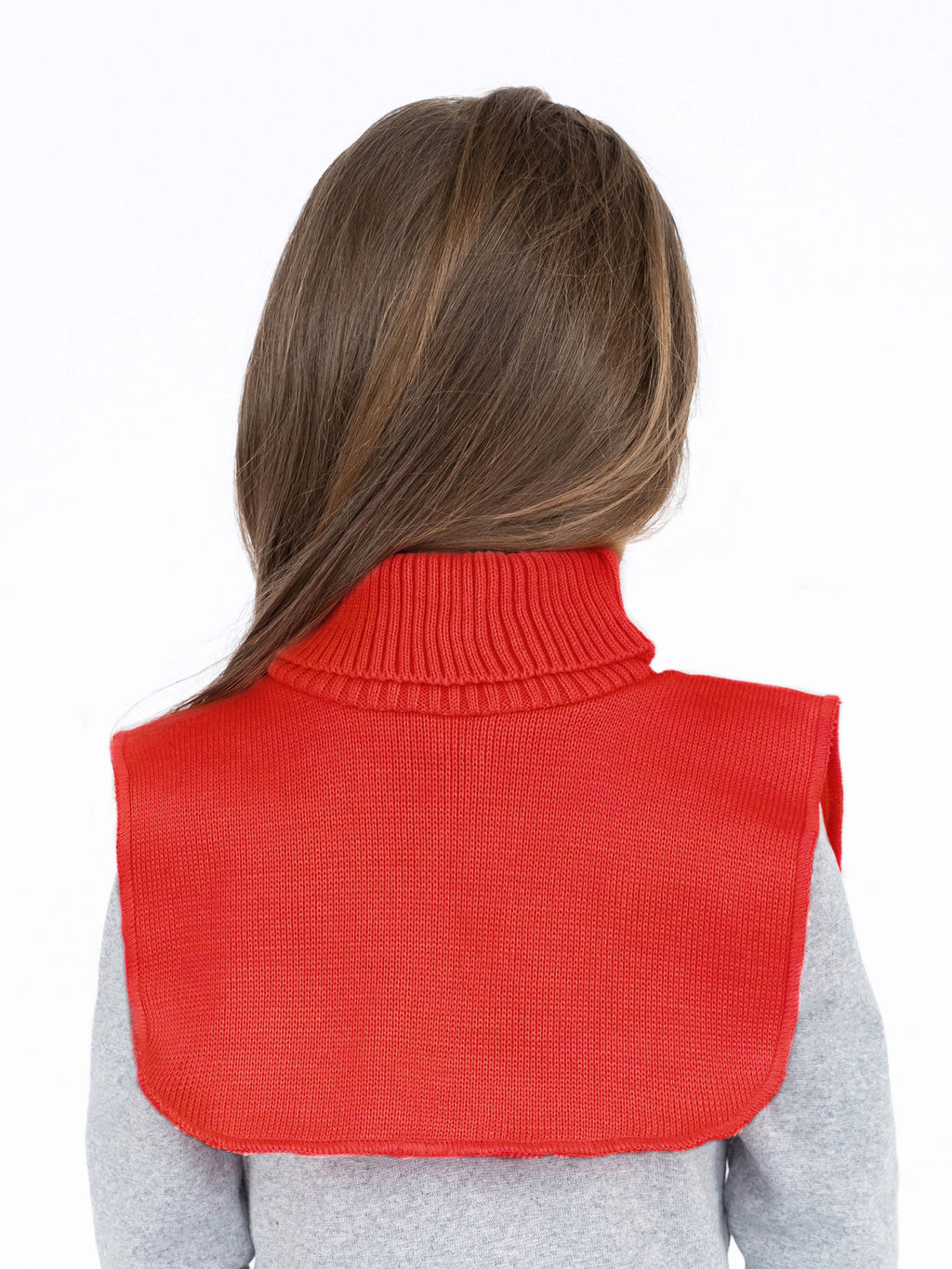 Манишка вязаная черная Ш-111 (48-54)