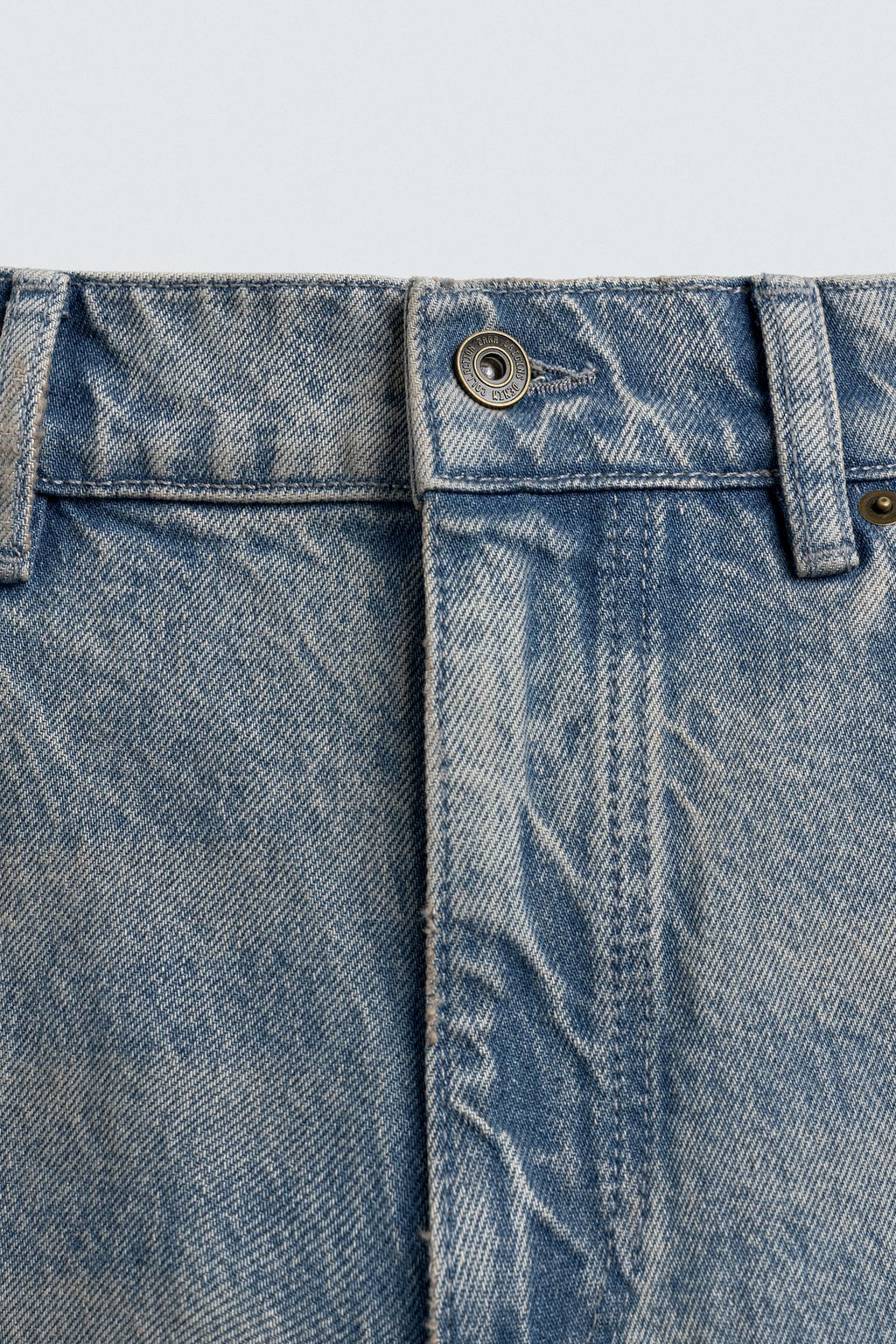 JEANS BAGGY FIT / Gris azul - Zara фото 9