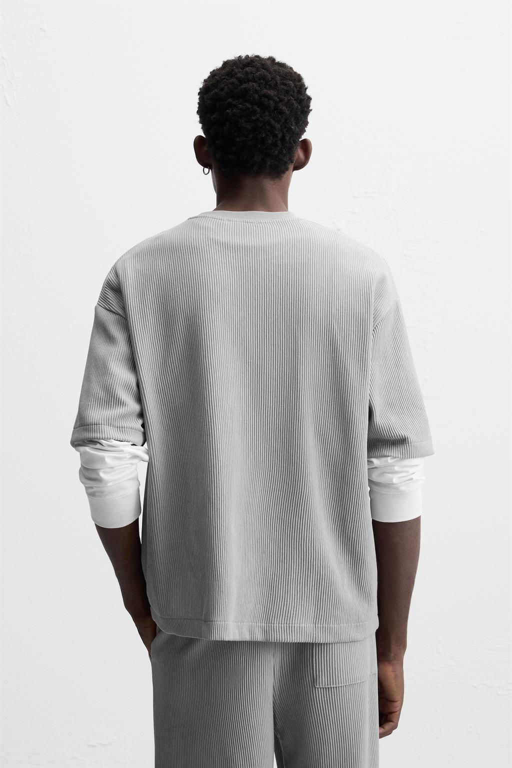 TEXTURED PATCH T-SHIRT - Zara фото 3