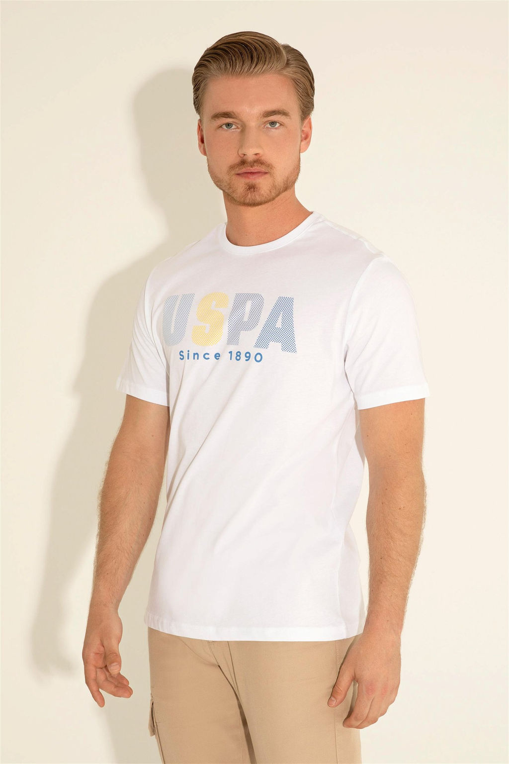 Мужская белая футболка - U.s. polo assn фото 2