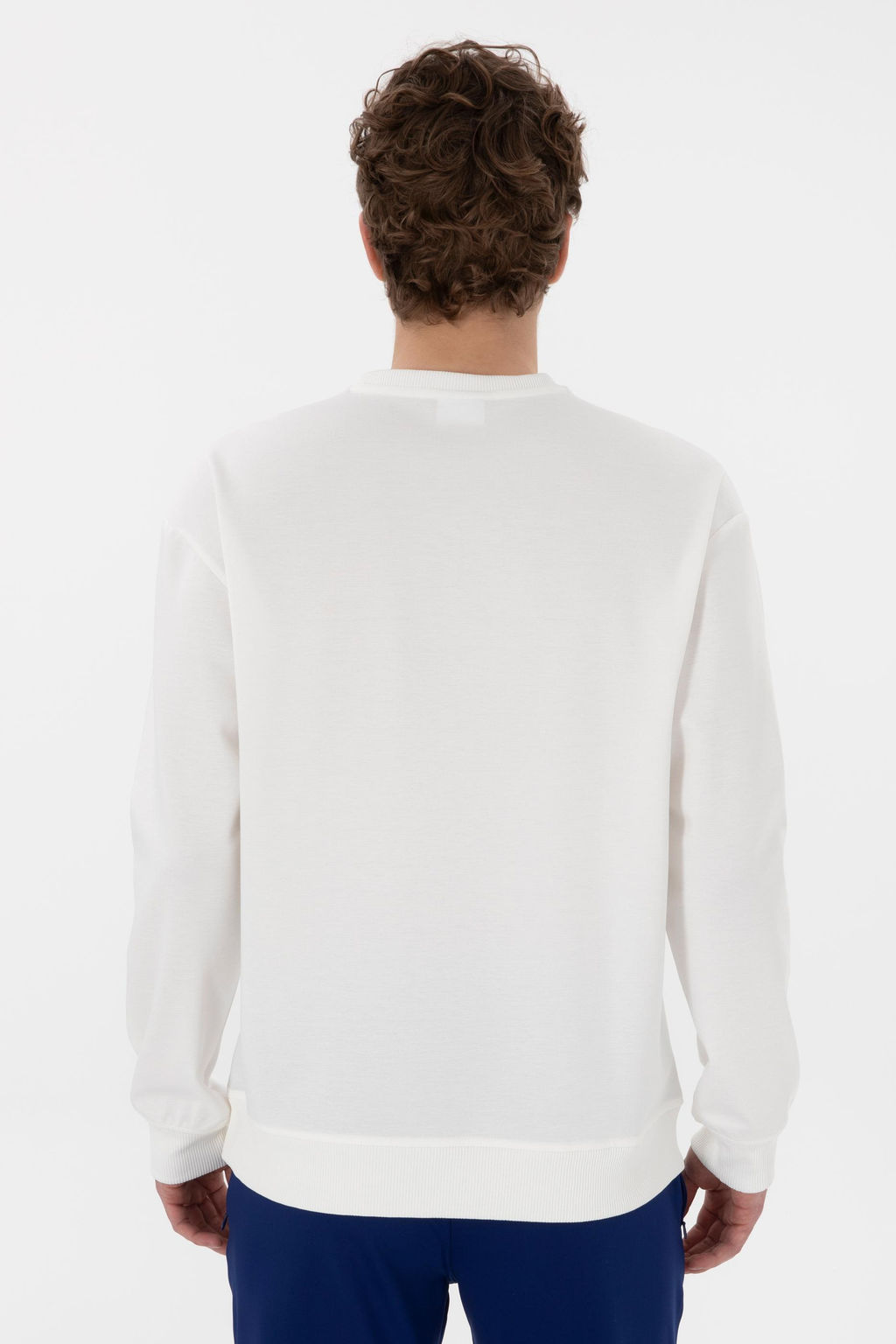 Erkek Beyaz Sweatshirt Sepette S_rpriz _ndirim - U.s. polo assn фото 5