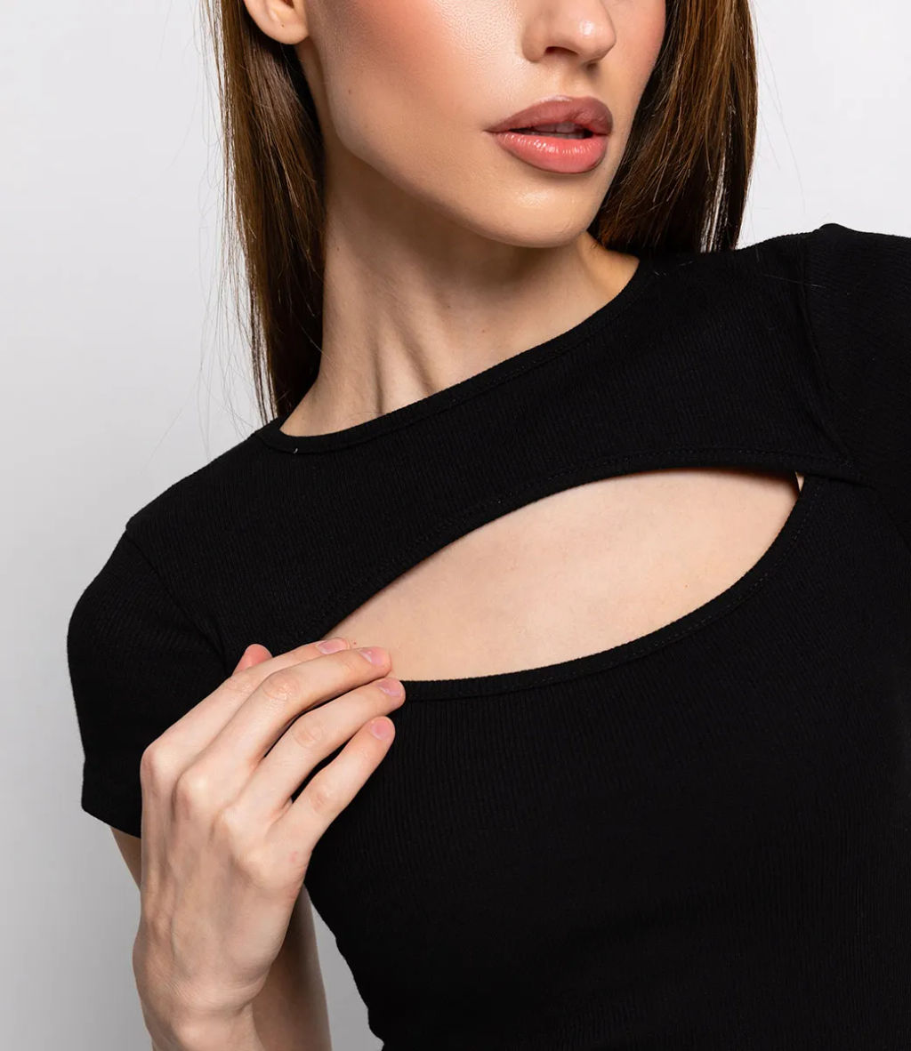 Футболка #КТ2253, чёрный