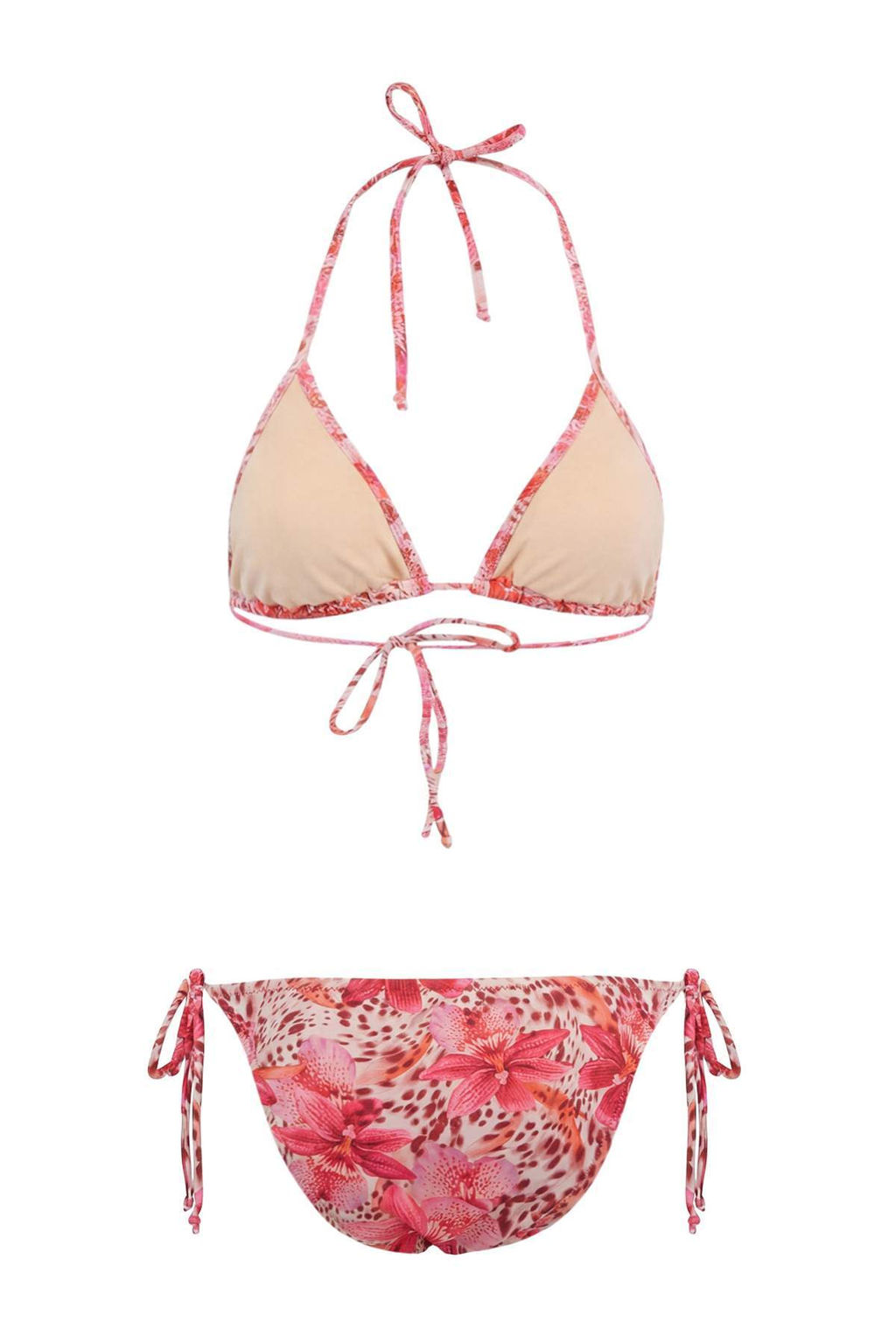TRENDYOLMILLA Batik Desenli Ucgen Baglamal? Regular Bikini Tak?m? TBESS22BT0003  фото 33