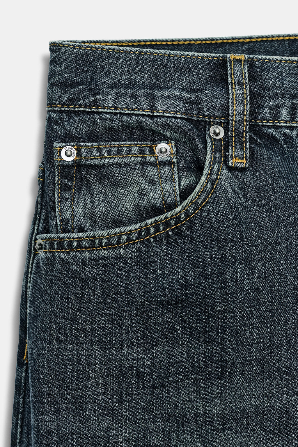 ZW COLLECTION MID-WAIST JEANS - Zara фото 4