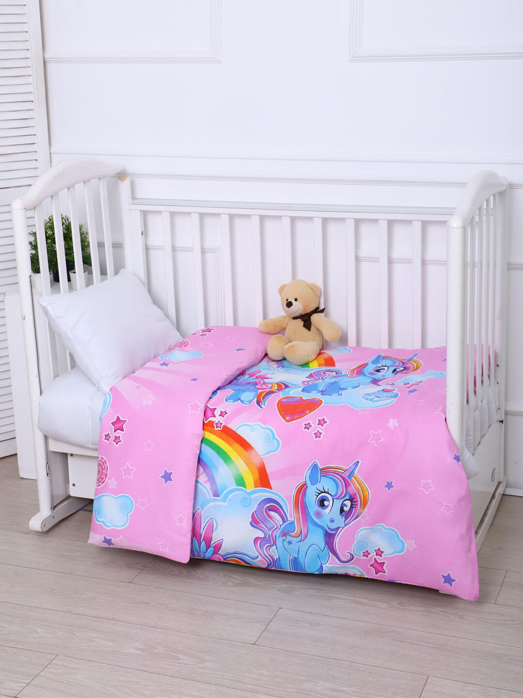 Пододеяльник бязь без молнии - Волшебный мир 110x140