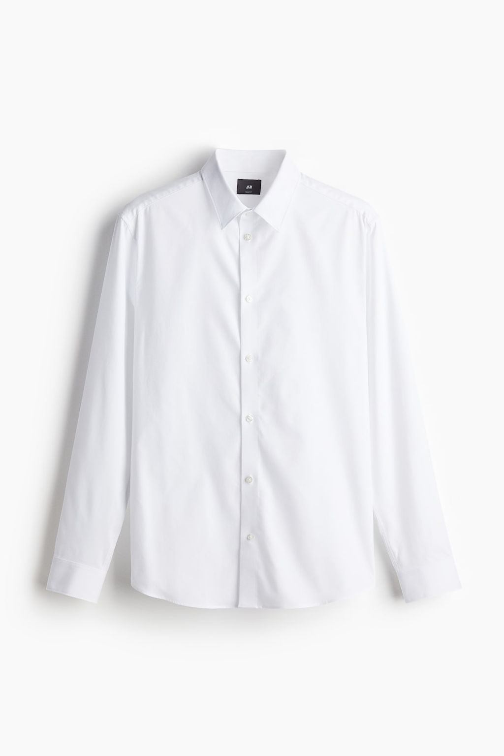 Camisa en algodon pima Slim Fit - H&m фото 6
