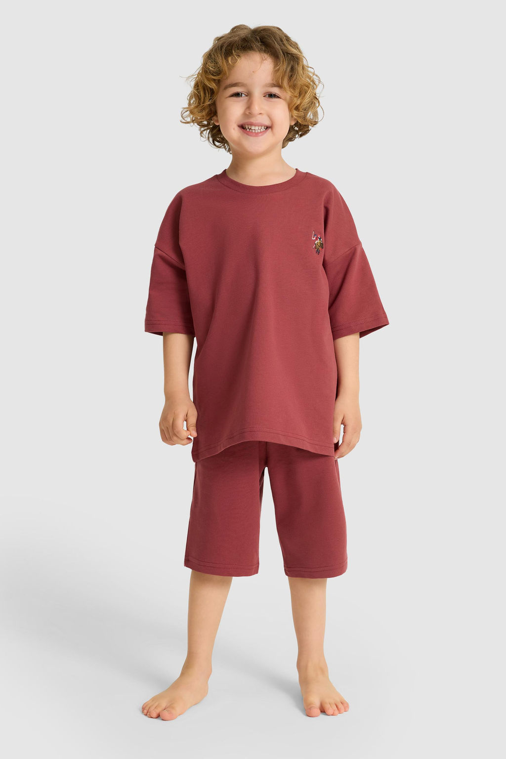 Erkek _ocuk Bordo Alt _st Tak_m