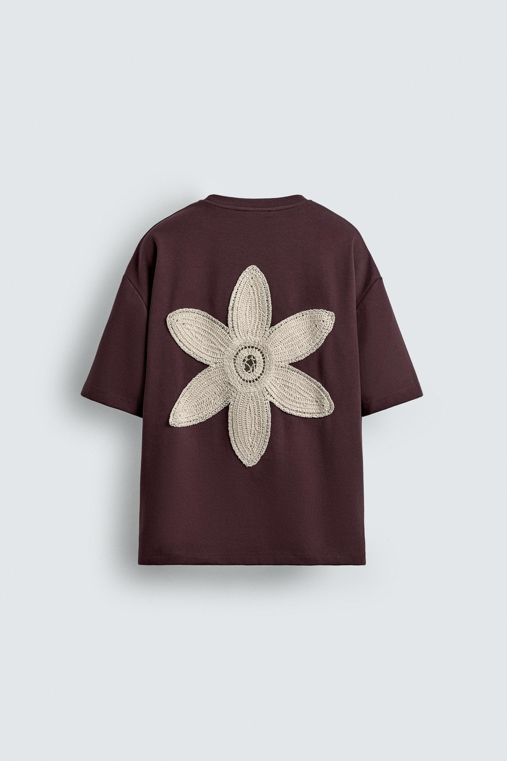 FLORAL EMBROIDERED T-SHIRT - Zara фото 7