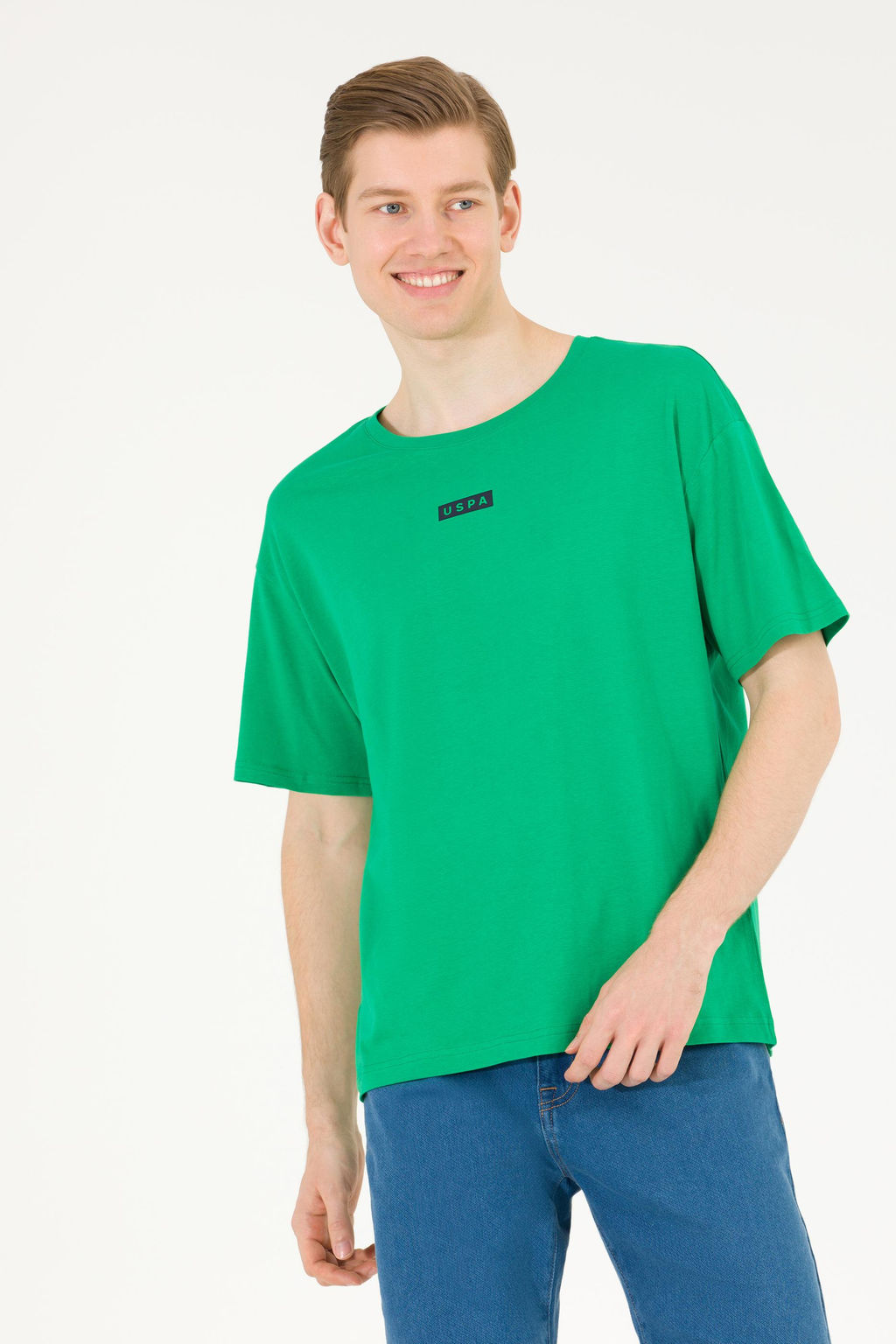 Мужская футболка Apple Green Comfort с круглым вырезом Неожиданная скидка в корзине - U.s. polo assn фото 10