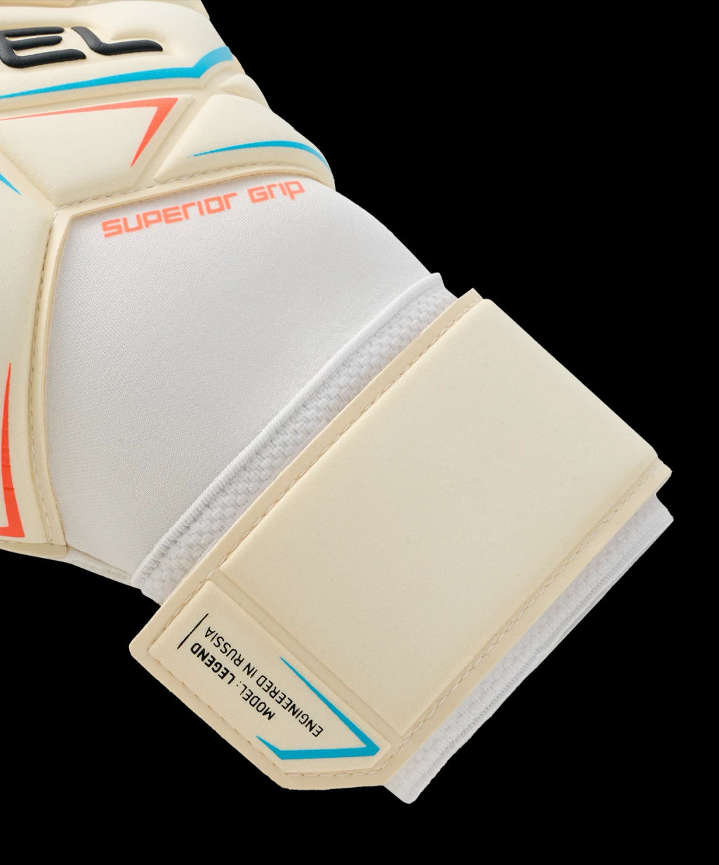 Перчатки вратарские JOGEL Legend SL4 Roll Negative, белый  фото 4