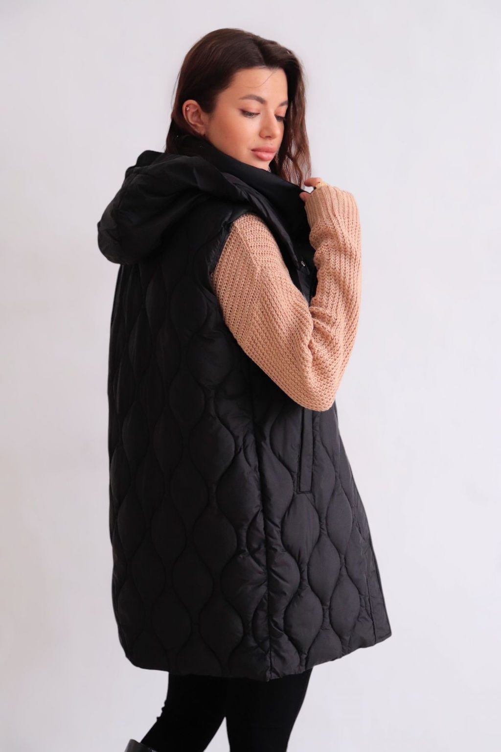 Martichelli Жилет стеганый чёрный  фото 31