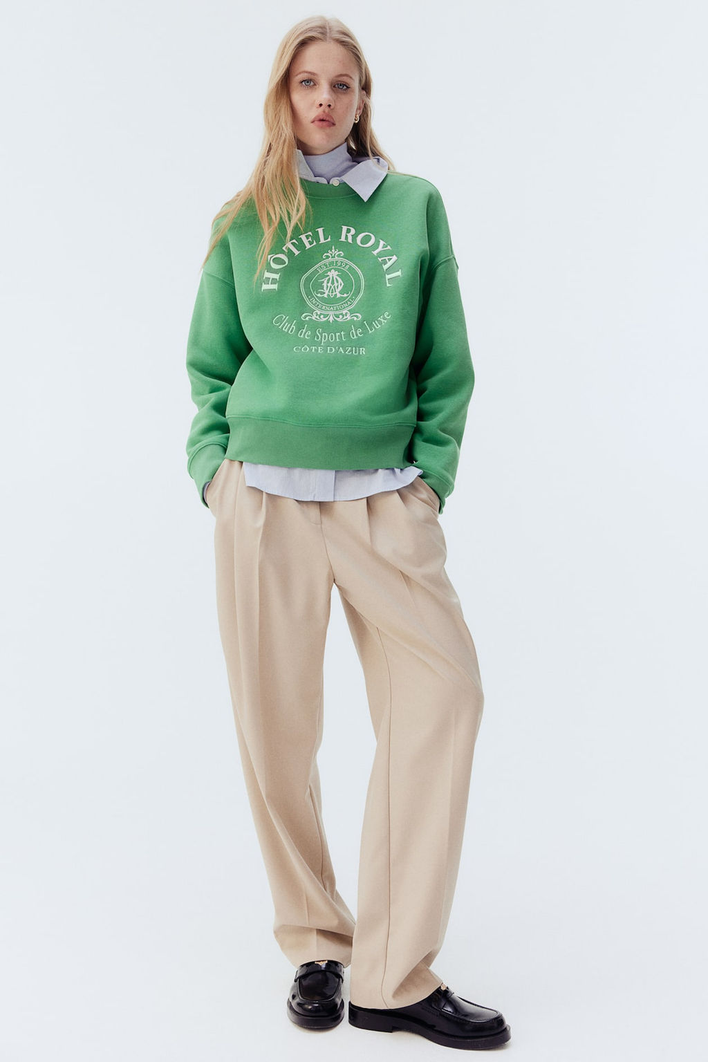 Sudadera oversize con motivo estampado - H&m фото 4