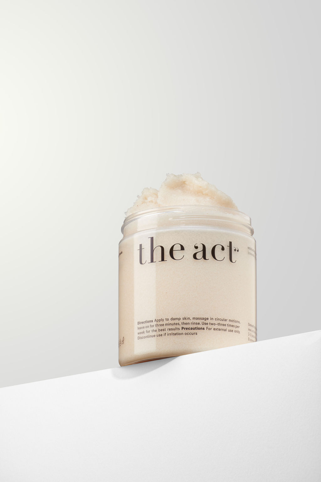 Соляной скраб-бальзам для тела/ кокос The Act