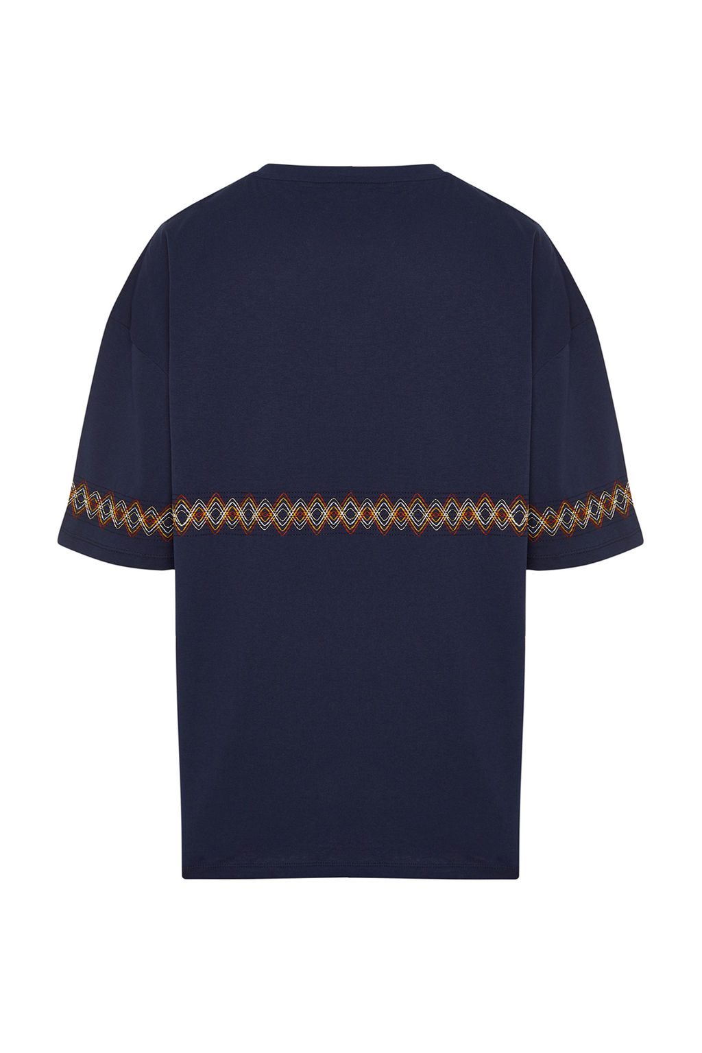 TRENDYOL MAN Tas Oversize/Genis Kesim K?sa Kollu Islemeli %100 Pamuklu T-Shirt TMNSS21TS1889 - Trendyolmilla фото 8