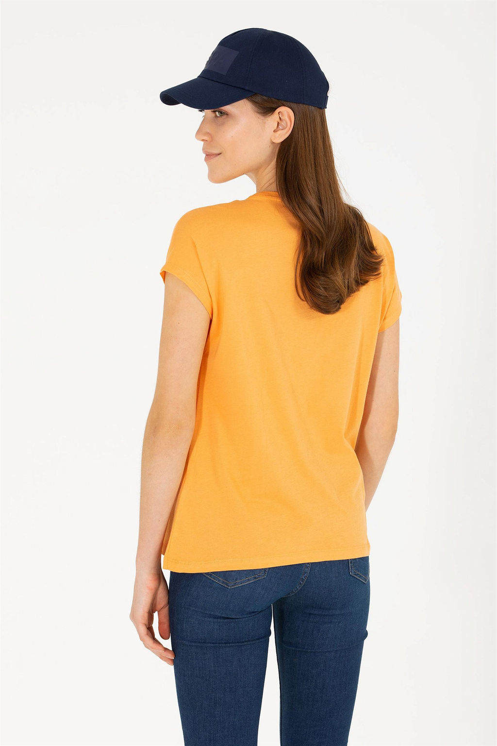 Женская оранжевая футболка - U.s. polo assn фото 12