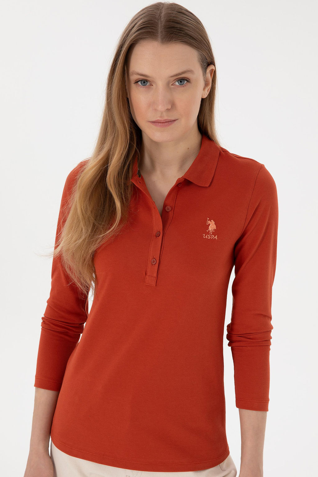 Kad_n Kiremit Basic Sweatshirt - U.s. polo assn фото 3