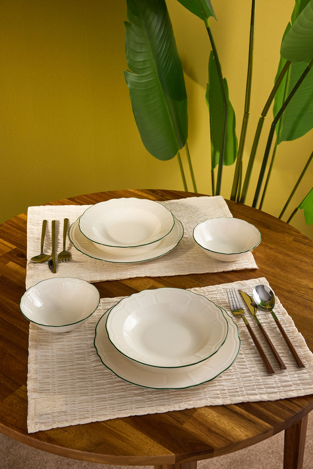 16 Parca Porselen Kase&Cukur&Pasta&Servis Tabag? Seti TPHSS25TBK00025 - Trendyolmilla фото 2