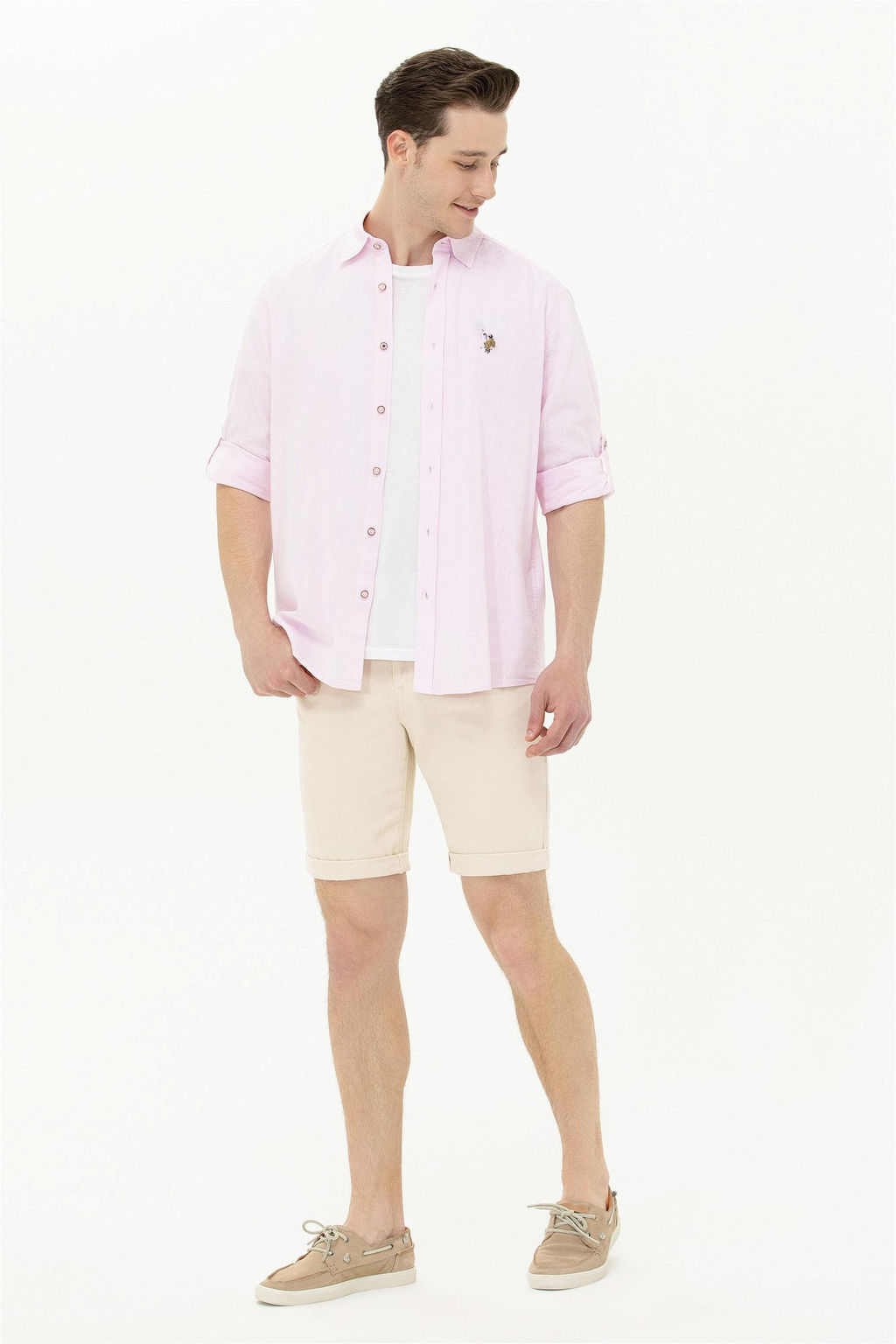 Мужская базовая рубашка с длинным рукавом Magnolia - U.s. polo assn фото 4