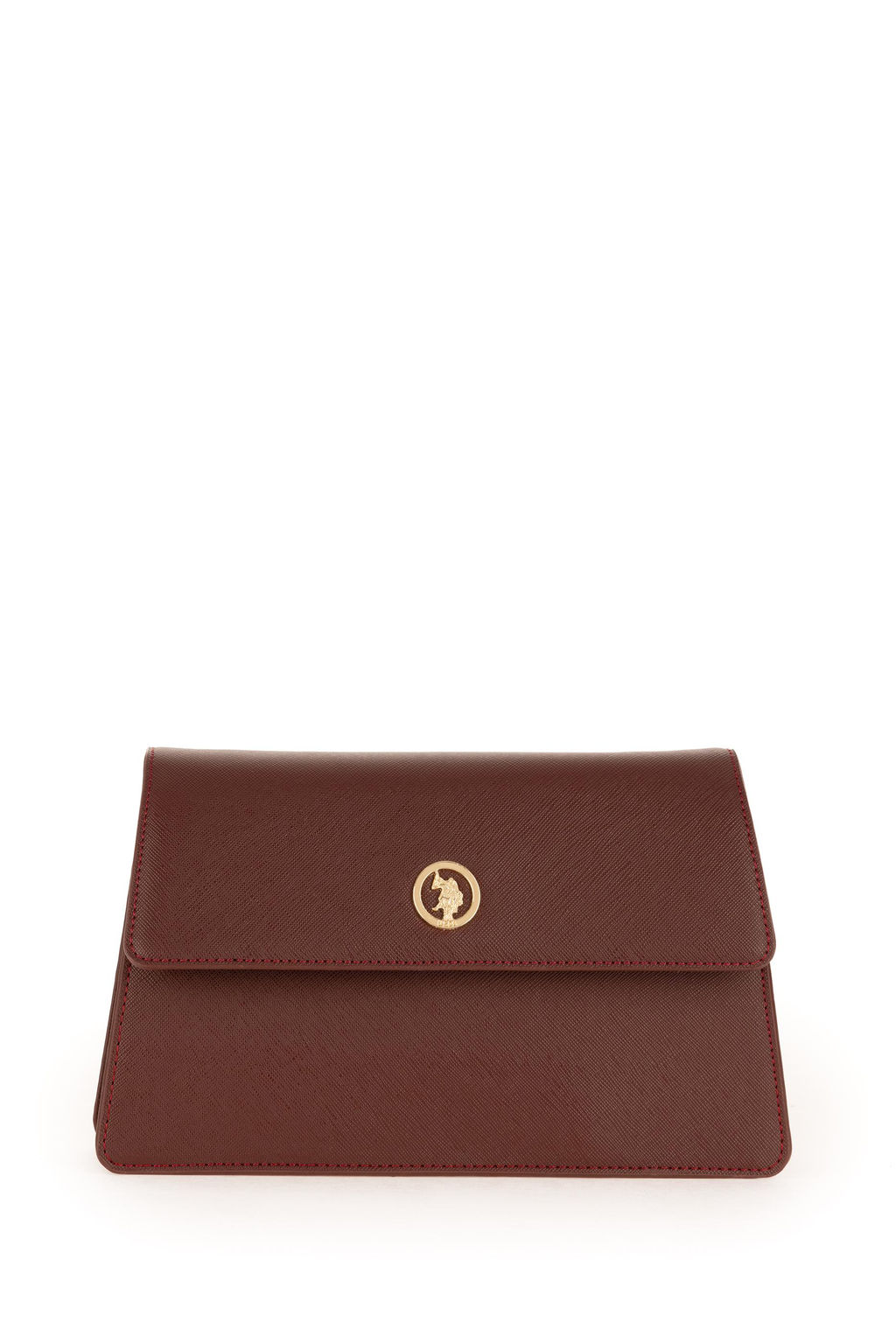 Женская бордовая сумка через плечо Неожиданная скидка в корзине - U.s. polo assn фото 3